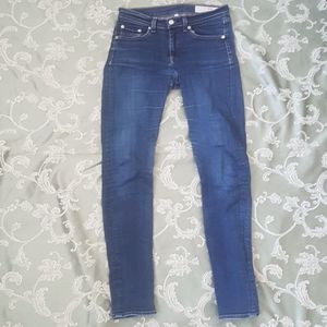 Rag & Bone The High Rise Skinny Size 28